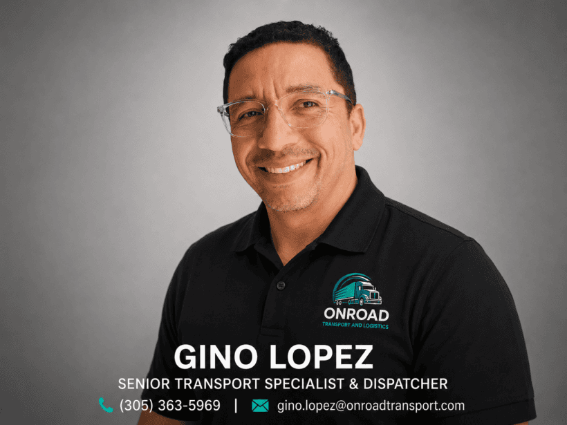 Gino Lopez - Senior Transport Specialist and Dispatcher