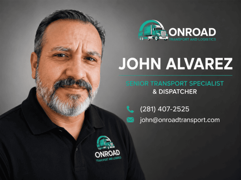 John Alvarez - Senior Transport Specialist and Dispatcher