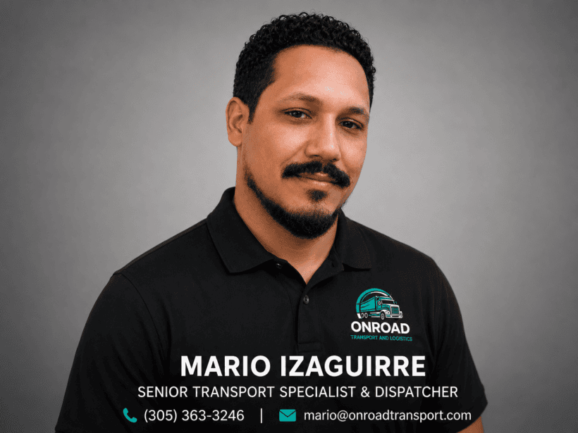 Mario Izaguirre - Senior Transport Specialist and Dispatcher
